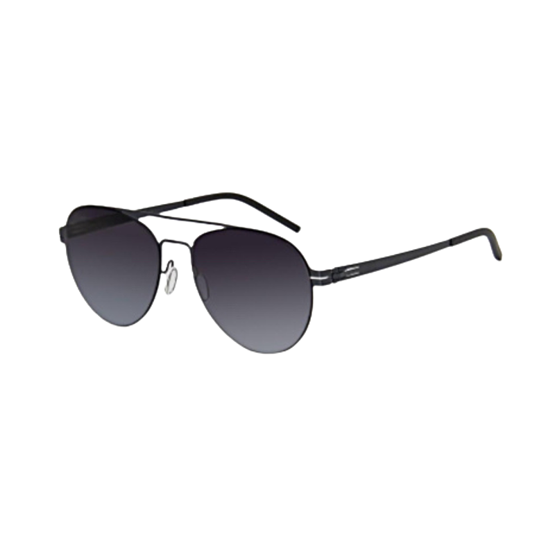 A pair of LORENZO polarized sunglasses with black frame and dark lenses.
