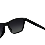 Black sunglasses on a white background