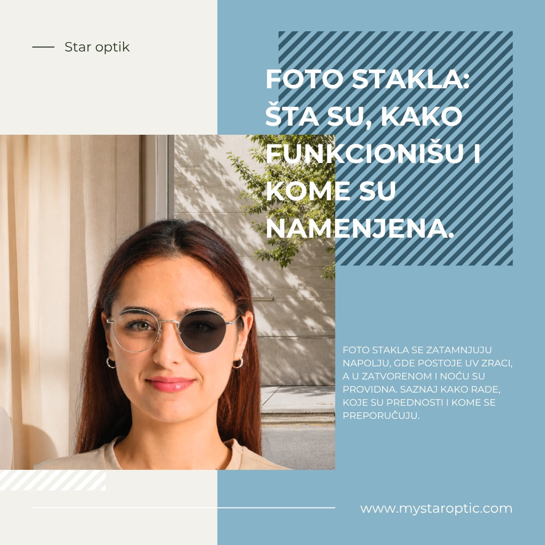 Foto stakla – šta su, kako funkcionišu i kome su namenjena za udoban vid u zatvorenom i na otvorenom.