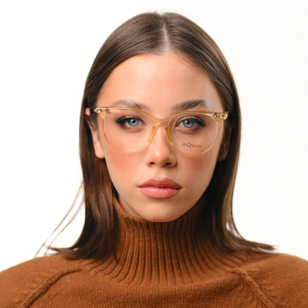 ŽUTE SIENNA DIOPTRIJSKE NAOČARE - 30158 C4