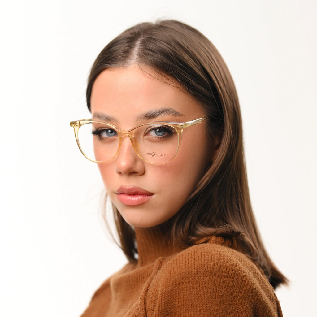 ŽUTE SIENNA DIOPTRIJSKE NAOČARE - 30158 C4